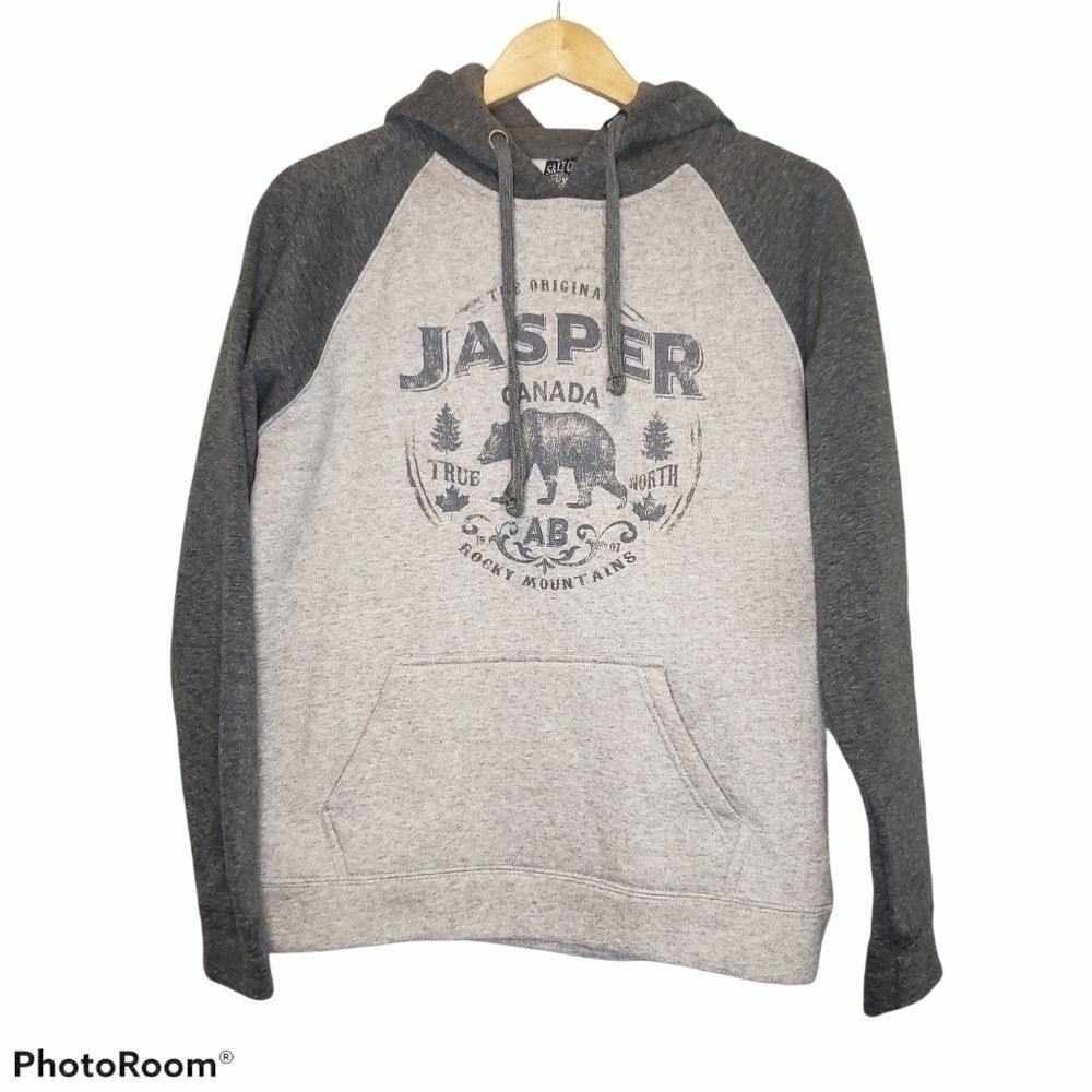 𝅺JASPER Alberta Vacation Hoodie gray size small